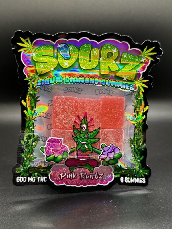 SOURZ - Liquid Diamond Gummies - 1200 mg THC Total (2-Pack Deal)