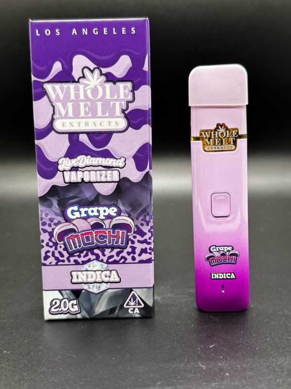 Live Diamond Disposable by Whole Melt - (2 grams) - Grape Mochi Indica