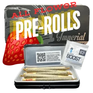 All-Flower Pre-Roll Cones (5-Pack) Strawberry Cough