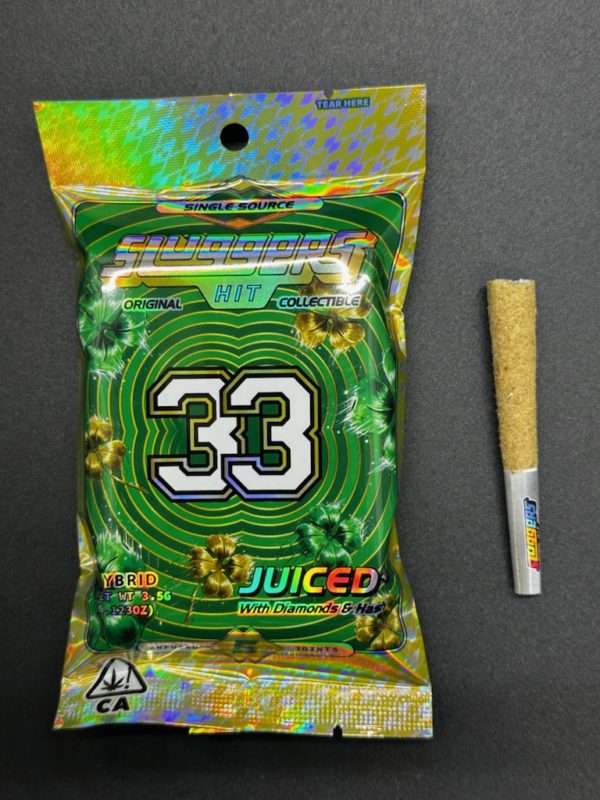 SLUGGERS HIT - Diamonds & Hash Infused Joints- (5-Pack) - #33 (Hybrid) - Imperial NYC 1