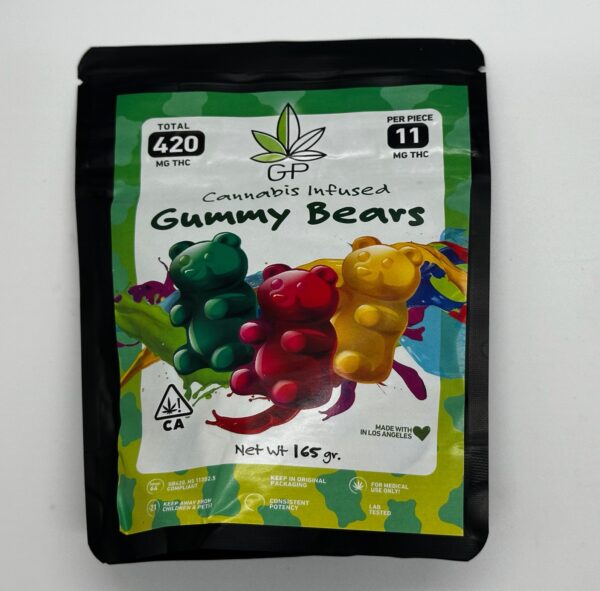 GP Brand Gummy Bears - 420 mg Total THC - Imperial NYC 1