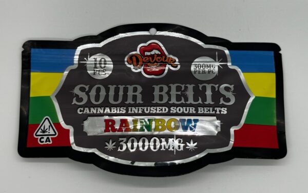 Devour Brand Rainbow Belts - 3000MG THC - Imperial NYC 1