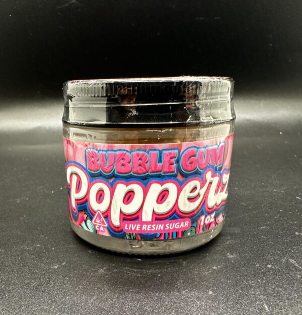 Live Resin Sugar by Whole Melt Extracts 1oz jar - Bubble Gum Poppers
