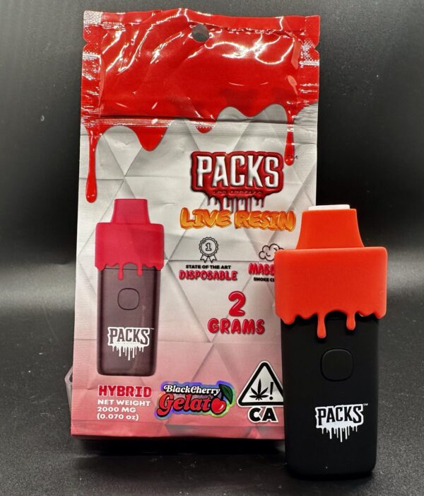 PACKS - LIVE RESIN 2 GRAM DISPOSABLE (BLACK CHERRY GELATO) - Imperial NYC 1