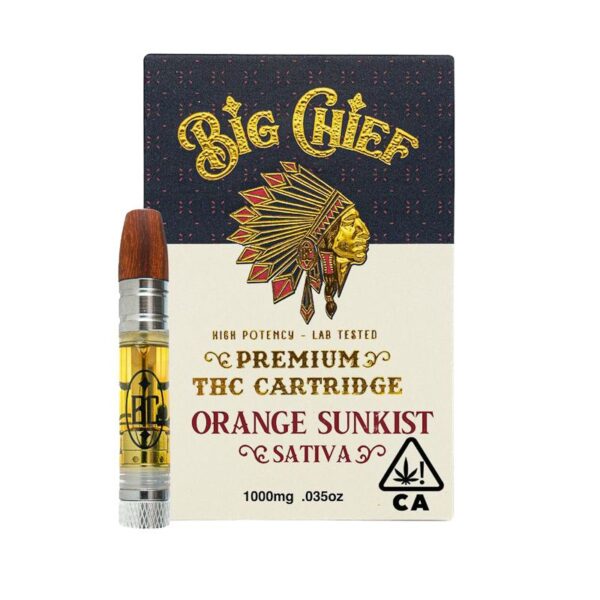 BIG CHEIF - THC CARTRIDGE - ORNAGE SUNKIST - SATIVA - Imperial NYC 1