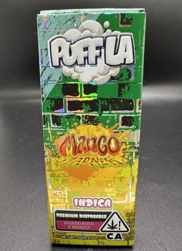 PUFF LA - MANGO MADNESS - 2 GRAN DISPOSABLE VAPE - INDICA - Imperial NYC 1