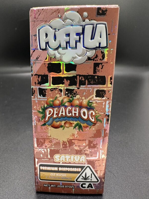 PUFF LA - PEACH OG - 2 GRAM DISPOSABLE VAPE - SATIVA - Imperial NYC 1