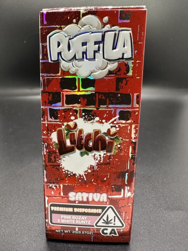 PUFF LA - LITCHI - 2 GRAM DISPOSABLE VAPE - SATIVA - Imperial NYC 1