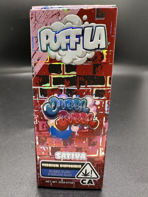 PUFF LA - DUBBA BUBBA - 2 GRAM DISPOSABLE VAPE - SATIVA - Imperial NYC 1