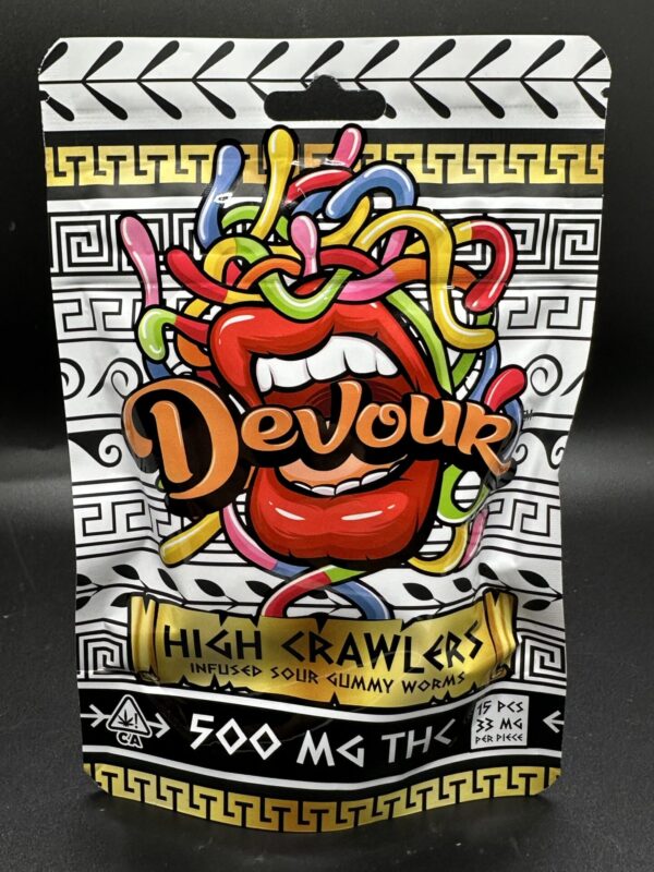 DEVOUR - HIGH CRAWLER GUMMY WORMS - 500 MG - Imperial NYC 1