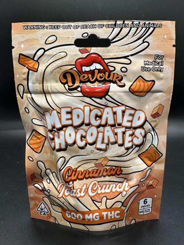 DEVOUR - MEDICATED CHOCOLATE - CINNAMON TOAST CRUNCH - 600MG - Imperial NYC 1