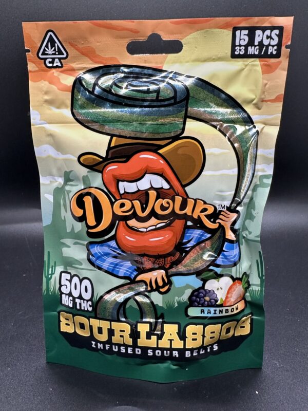 DEVOUR - SOUR LASSOS - 500MG - Imperial NYC 1