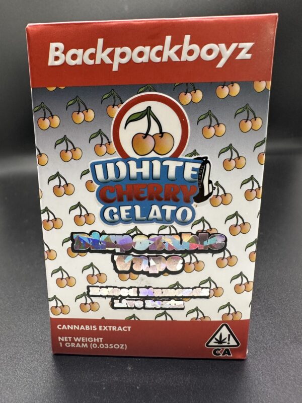 BACKPACKBOYZ - WHITE CHERRY GELATO - 1 GRAM DISPOSABLE - Imperial NYC 2