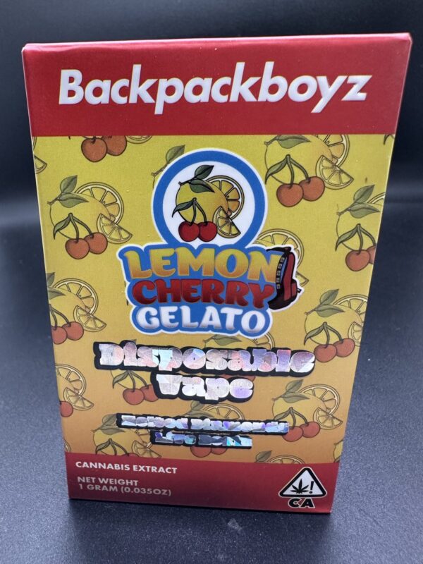 BACKPACKBOYZ - LEMON CERRY GELATO - 1 GRAMS DISPOSABLE - Imperial NYC 2