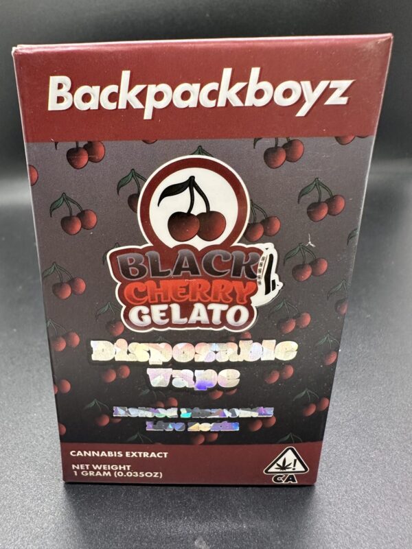 BACKPACKBOYZ - BLACK CHERRY GELATO - 1 GRAM DISPOSABLE - Imperial NYC 2