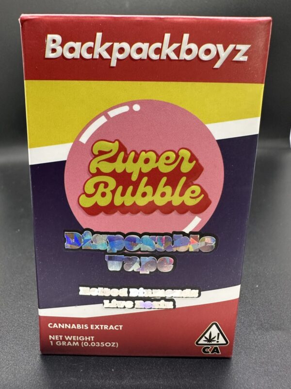 BACKPACKBOYZ - ZUPER BUBBLE - 1 GRAM DISPOSABLE VAPE - Imperial NYC 2