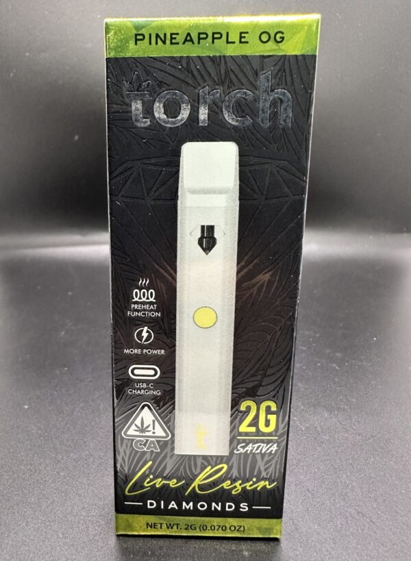 TORCH - LIVE RESIN DIAMOND - 2 GRAM - PINEAPPLE OG - Imperial NYC 1