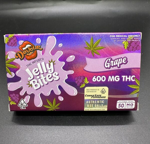 DEVOUR - JELLY BITES - 600MG - GRAPE - Imperial NYC 1