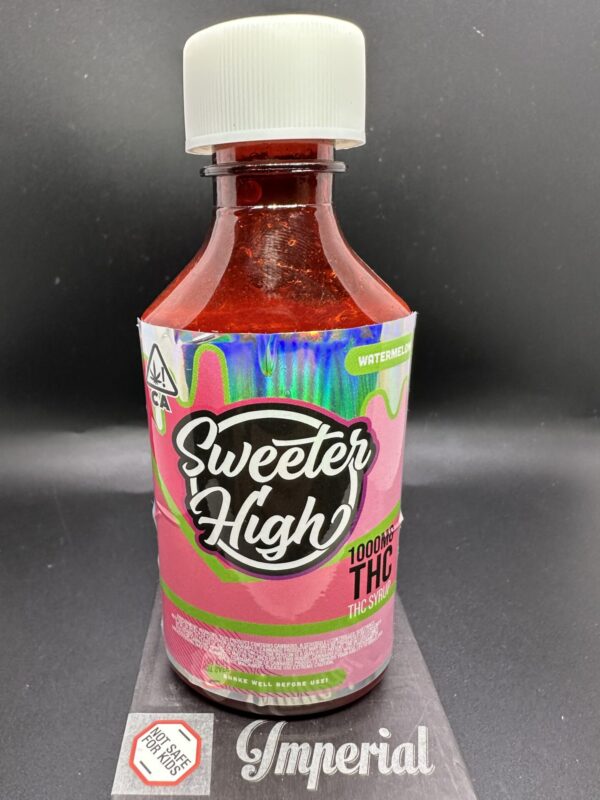 SWEETER HIGH - THC SYRUP - 1000MG - WATERMELON - Imperial NYC 1