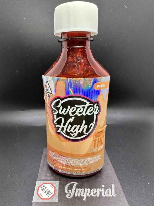 SWEETER HIGH - THC SYRUP - 1000MG - PEACH - Imperial NYC 1