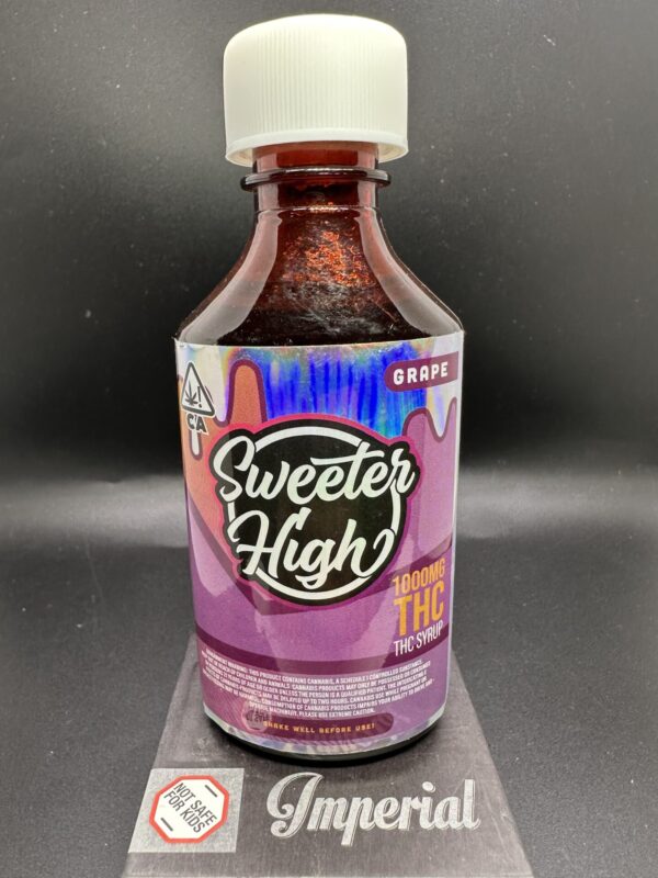 SWEETER HIGH - THC SYRUP - 1000MG - GRAPE - Imperial NYC 1