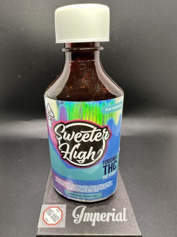 SWEETER HIGH - THC SYRUP - 1000MG - BLUE RASPBERRY - Imperial NYC 1