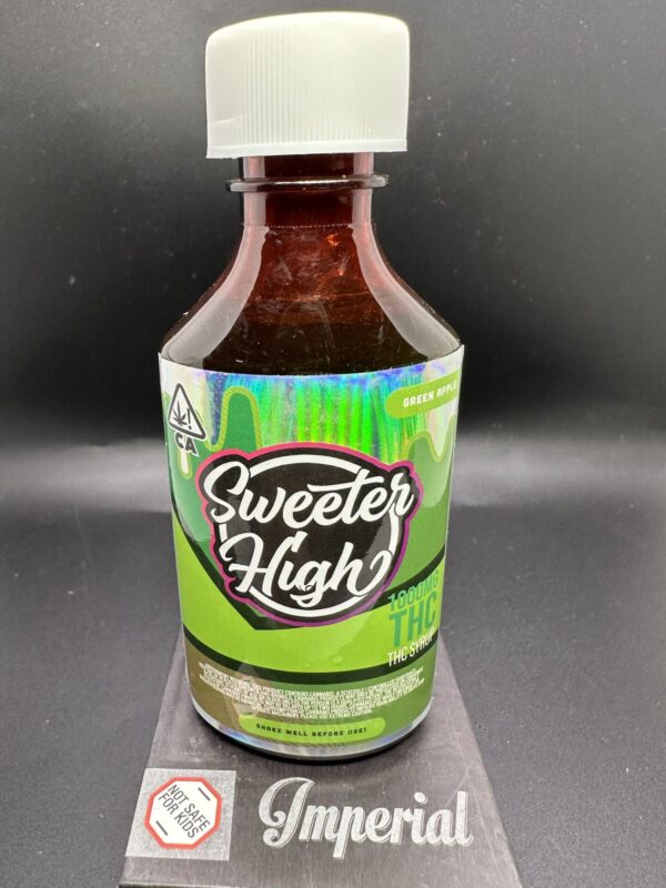 SWEETER HIGH - THC SYRUP - 1000MG - GREEN APPLE - Imperial NYC 1