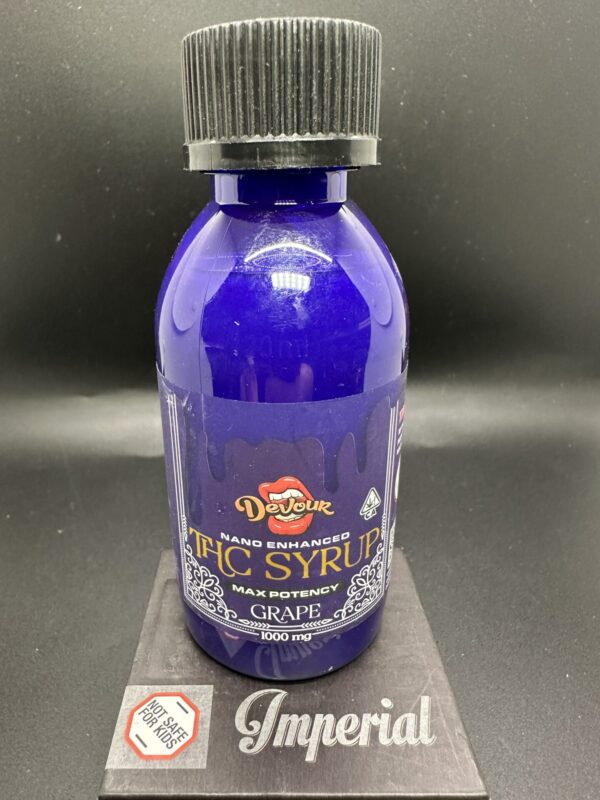 DEVOUR - THC SYRUP - 1000MG - GRAPE - Imperial NYC 1