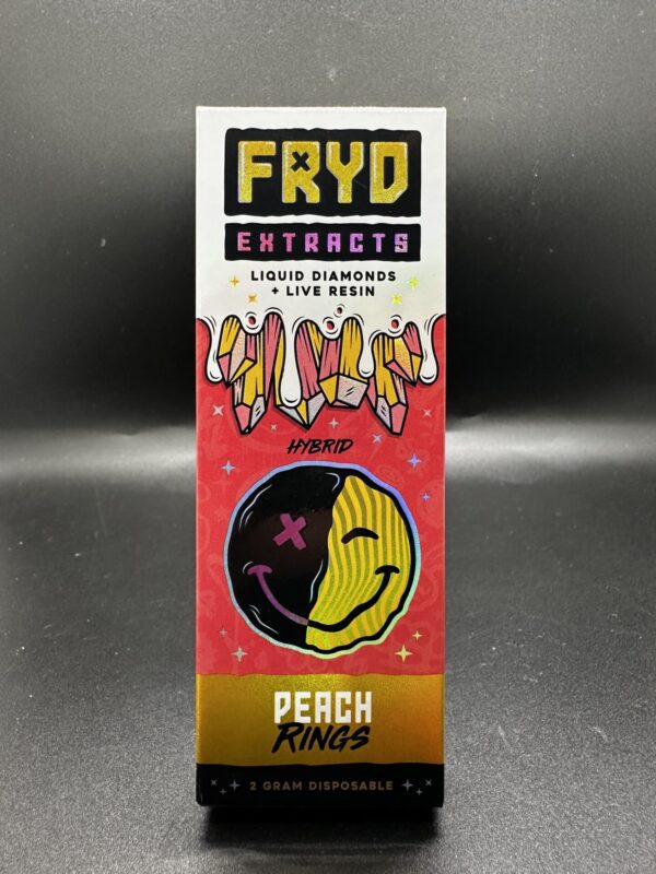 FRYD LIQUID DIAMOND + LIVE RESIN - PEACH RINGS - Imperial NYC 1