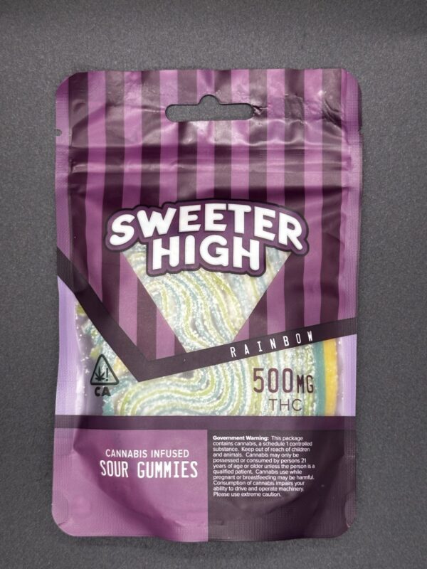 SWEETER HIGH THC GUMMIES - RAINBOW - 500MG - Imperial NYC 1