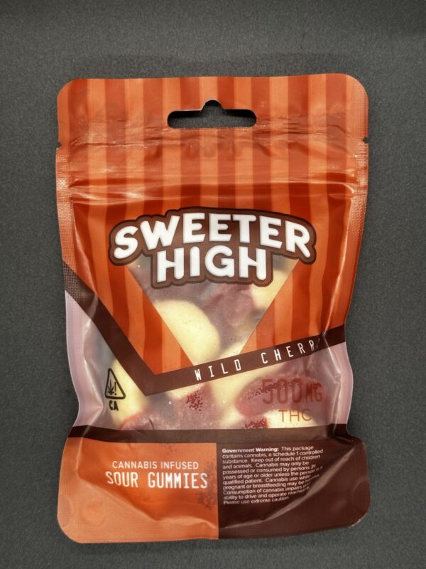 SWEETER HIGH THC GUMMIES - WILD CHERRY - 500MG - Imperial NYC 1