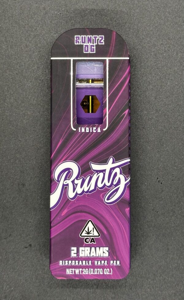 RUNTZ - 2 GRAMS DISPOSABLE - RUNTZ OG - Imperial NYC 1