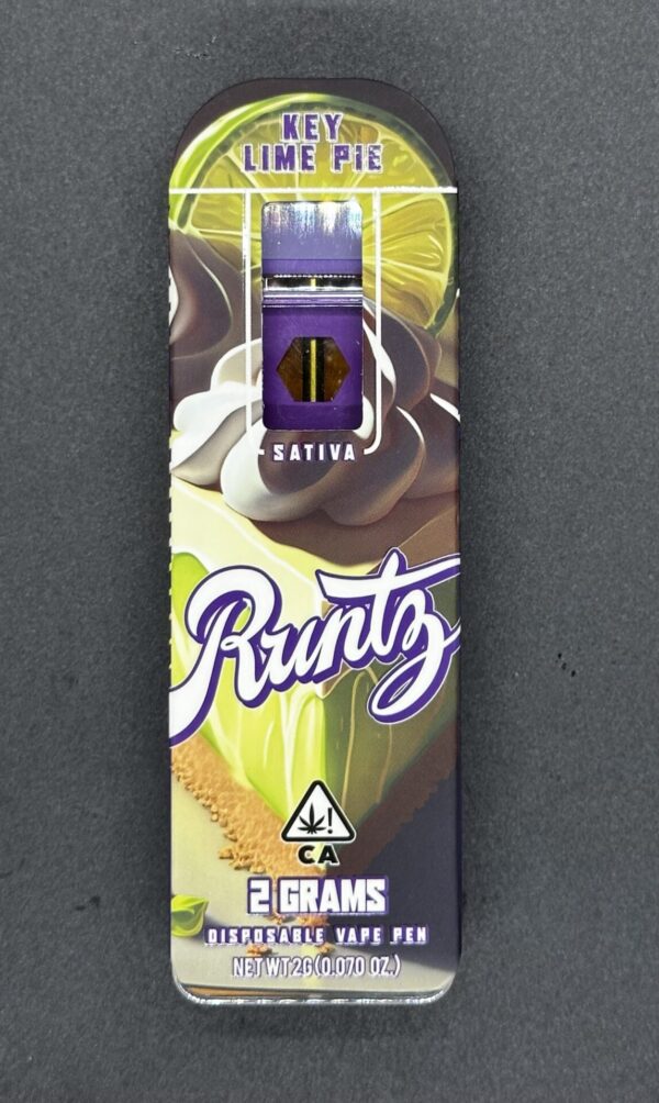 RUNTZ- 2 GRAMS DISPOSABLE VAPE - KEY LIME PIE - Imperial NYC 1