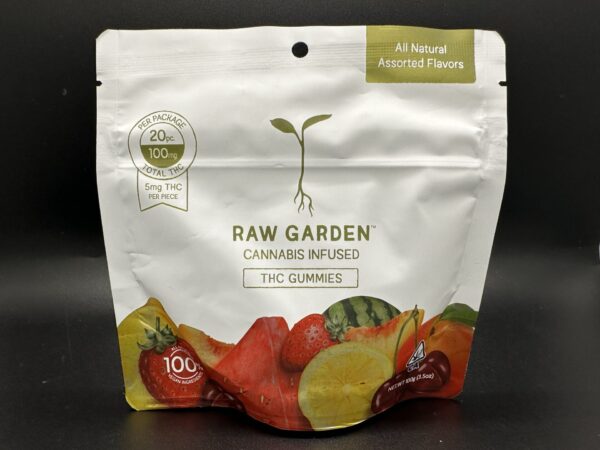 RAW GARDEN CANNABIS INFUSED THC GUMMIES - 100 MG - Imperial NYC 1