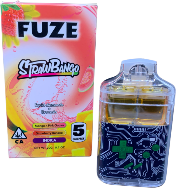 FUZE - 4 GRAM DISPOSABLE VAPE - STRAWBANGO