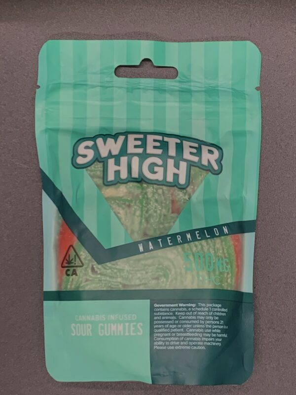 SWEETER HIGH - WATERMELON ROPE - 500MG THC