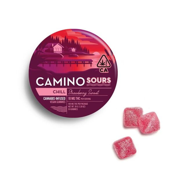 CAMINO SOURS - 100MG TOTAL - RASPBERRY LEMONADE