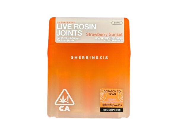 SHERBINSKIS - STRAWBERRY SUNSET - LIVE ROSIN PRE-ROLLS