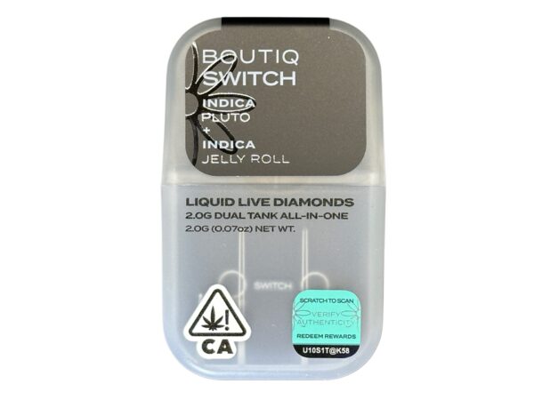 BOUTIQ SWITCH – LIQUID LIVE DIAMOND – DUAL TANK – PLUTO X JELLY ROLL