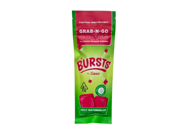 BURST BY SAUCE - JUICY WATERMELON - 800MG