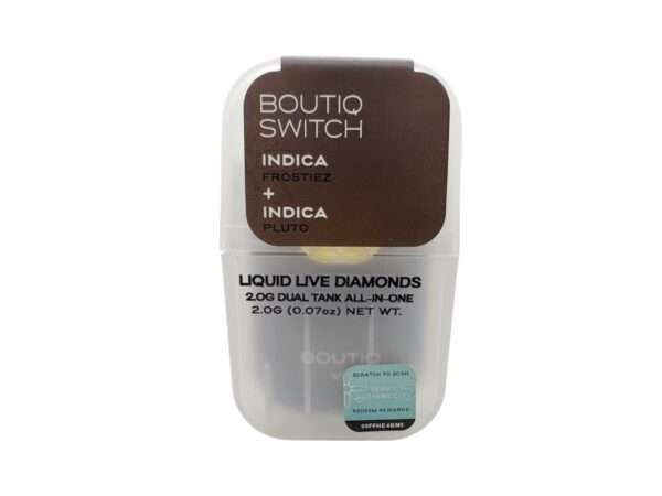 BOUTIQ SWITCH – LIQUID LIVE DIAMOND – DUAL TANK – FROSTIEZ X PLUTO