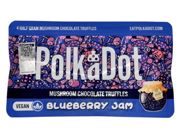 POLKADOT- BLUBERRY JAM - 4 GRAM CHOCOLATE BAR