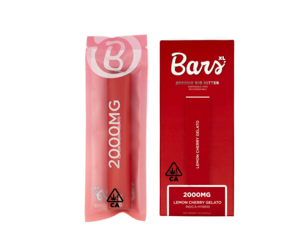 BARS XL - SAUCE DISPOSABLE (2G) - LEMON CHERRY GELATO