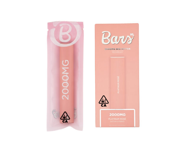 BARS XL - SAUCE DISPOSABLE (2G) - PLATINUM ROSE