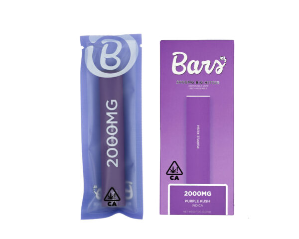 BARS XL - SAUCE DISPOSABLE (2G) - PURPLE KUSH