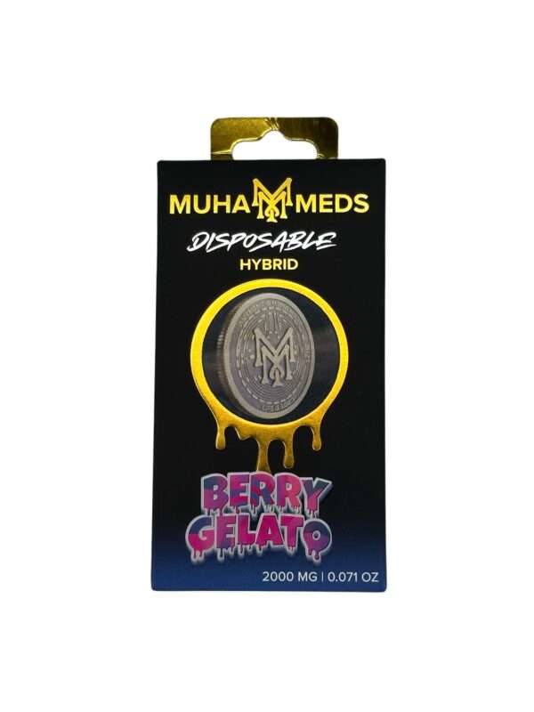 MUHA MED DISPO (2G) - BERRY GELATO