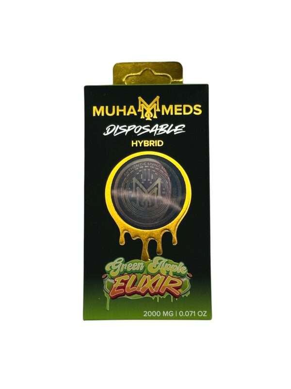 MUHA MED DISPO (2G) GREEN APPLE ELIXER