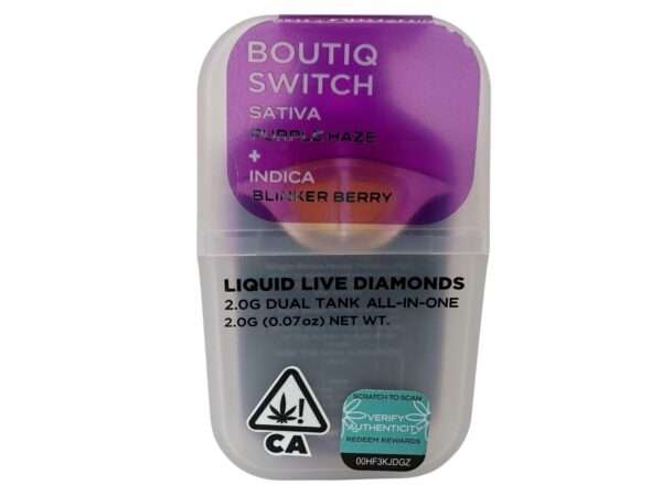 BOUTIQ SWITCH - 2G DISPOSABLE - PURPLE HAZE X BLINKER BERRY