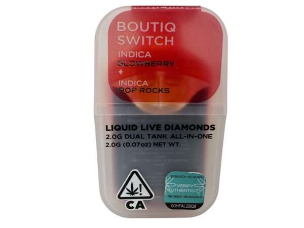 BOUTIQ SWITCH - 2G DISPO - GLOWBERRY X POP ROCKS