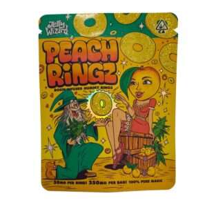 JELLY WIZARD ROSIN PEACH RINGZ 250MG